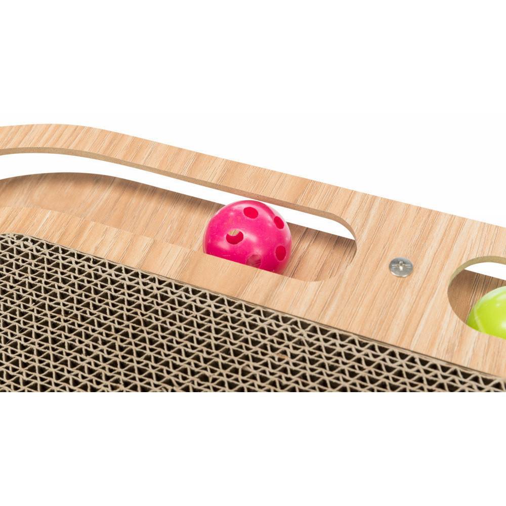 Trixie - jeux Plaque griffoir, cadre bois, 46 cm, pour chats. - Imagen 3