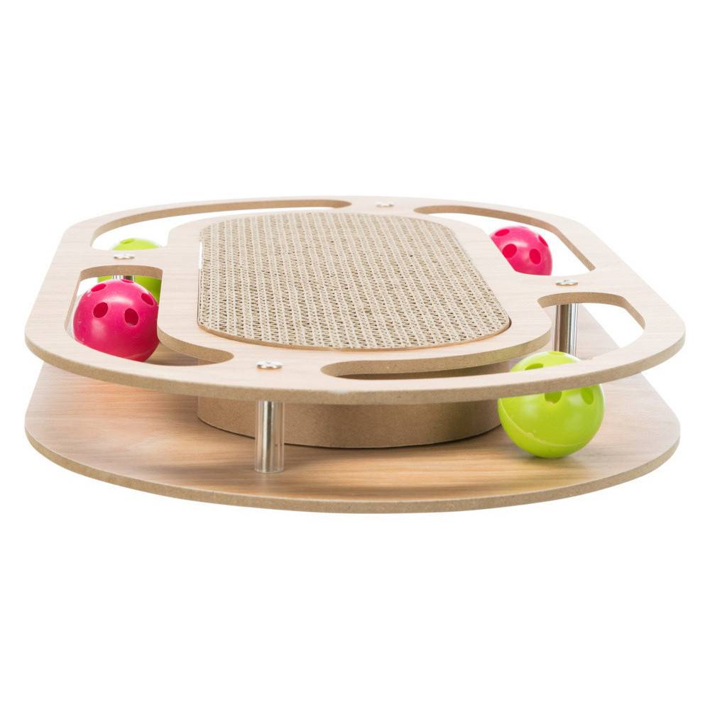 Trixie - jeux Plaque griffoir, cadre bois, 46 cm, pour chats. - Imagen 5