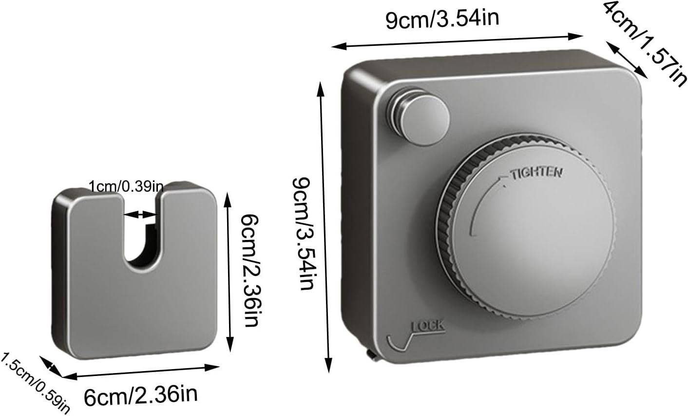 Corde à linge rétractable, corde à linge intérieure et extérieure, murale (gris)-Lytech - Image 2