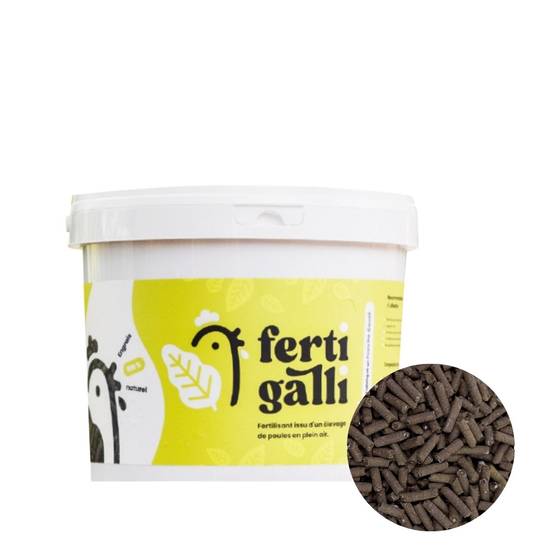 Fertilisant 100 % naturel fientes de poules 4 kg FERTIGALLI - Image 1