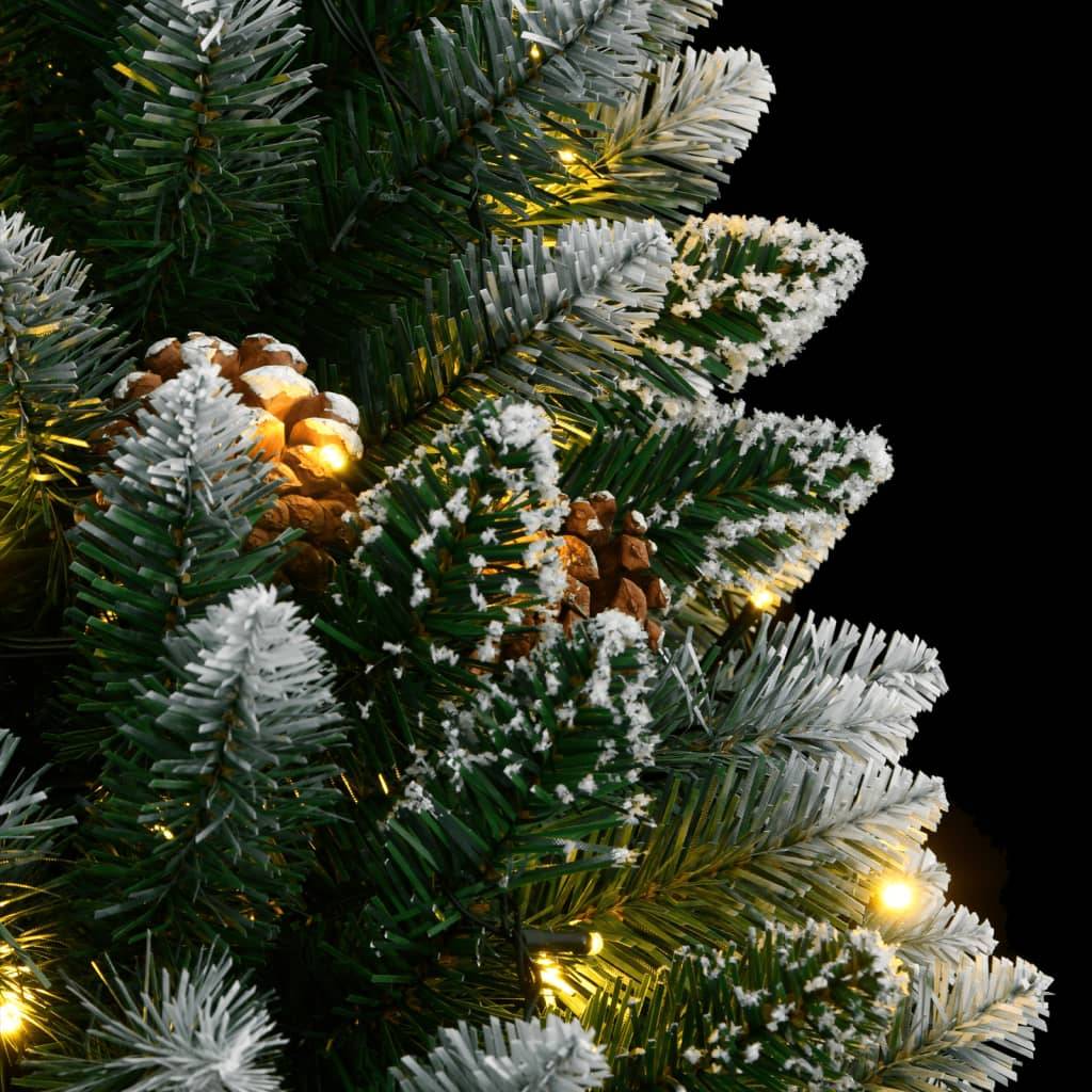 ComfortXL - Sapin de Noël artificiel enneigé 300 LED pour fête Vert 210 cm – ComfortXL Outdoor Living - Image 8
