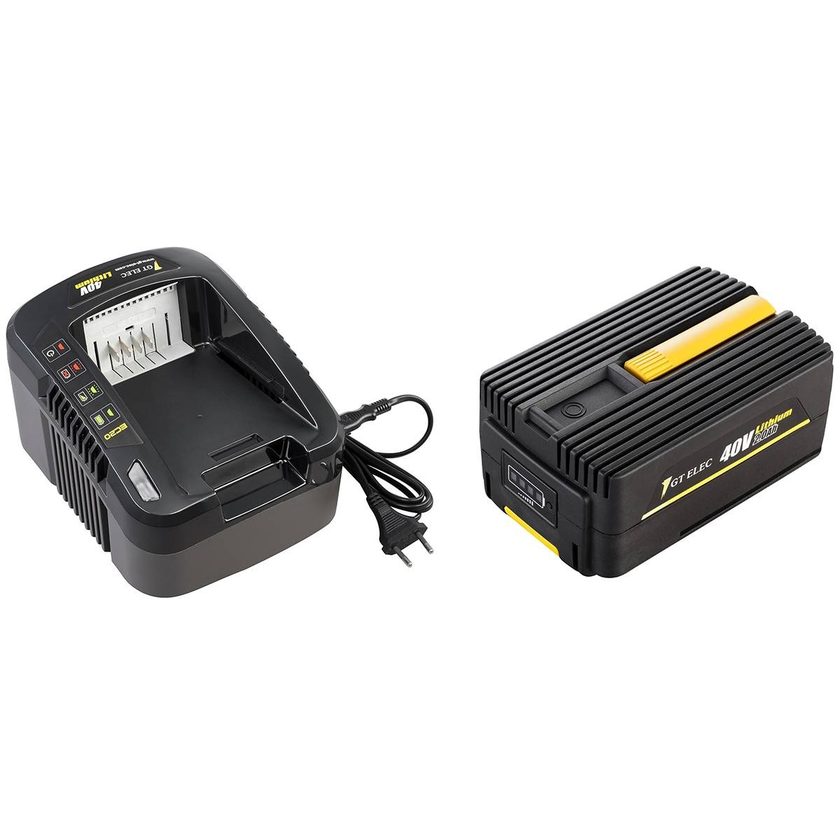 Gt Elec - Tronçonneuse sans fil à batterie, 40 V, guide 16 pouces, GT ELEC + batterie 2 Ah + chargeur - GT ELEC - Imagen 5