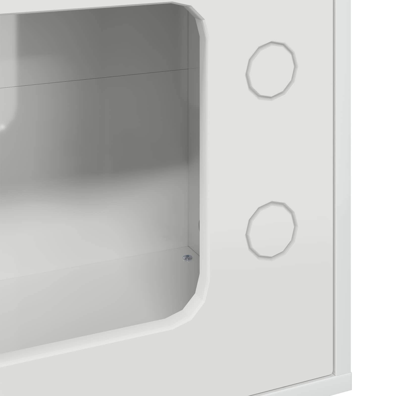 Chatiere bois blanc  51 x 30 x 52 cm  - Prolenta premium p345.0 - Image 8