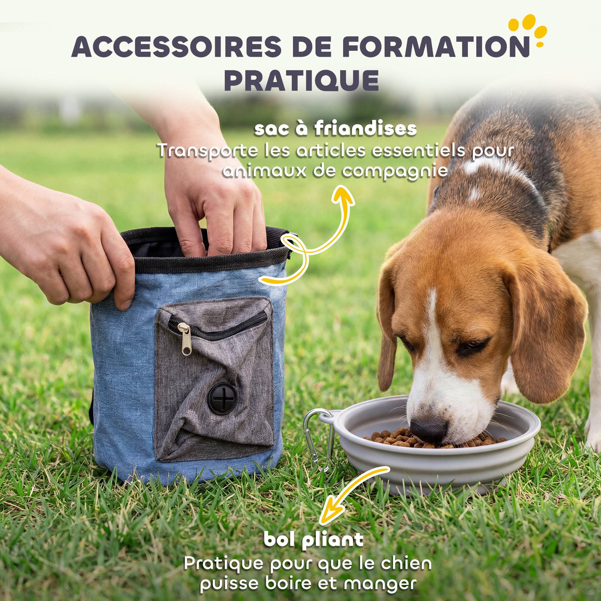 Kit d'agilité pour chien polyester et plastique orange et bleu 350 x 68 x 70 cm - PANGIVO - Image 7