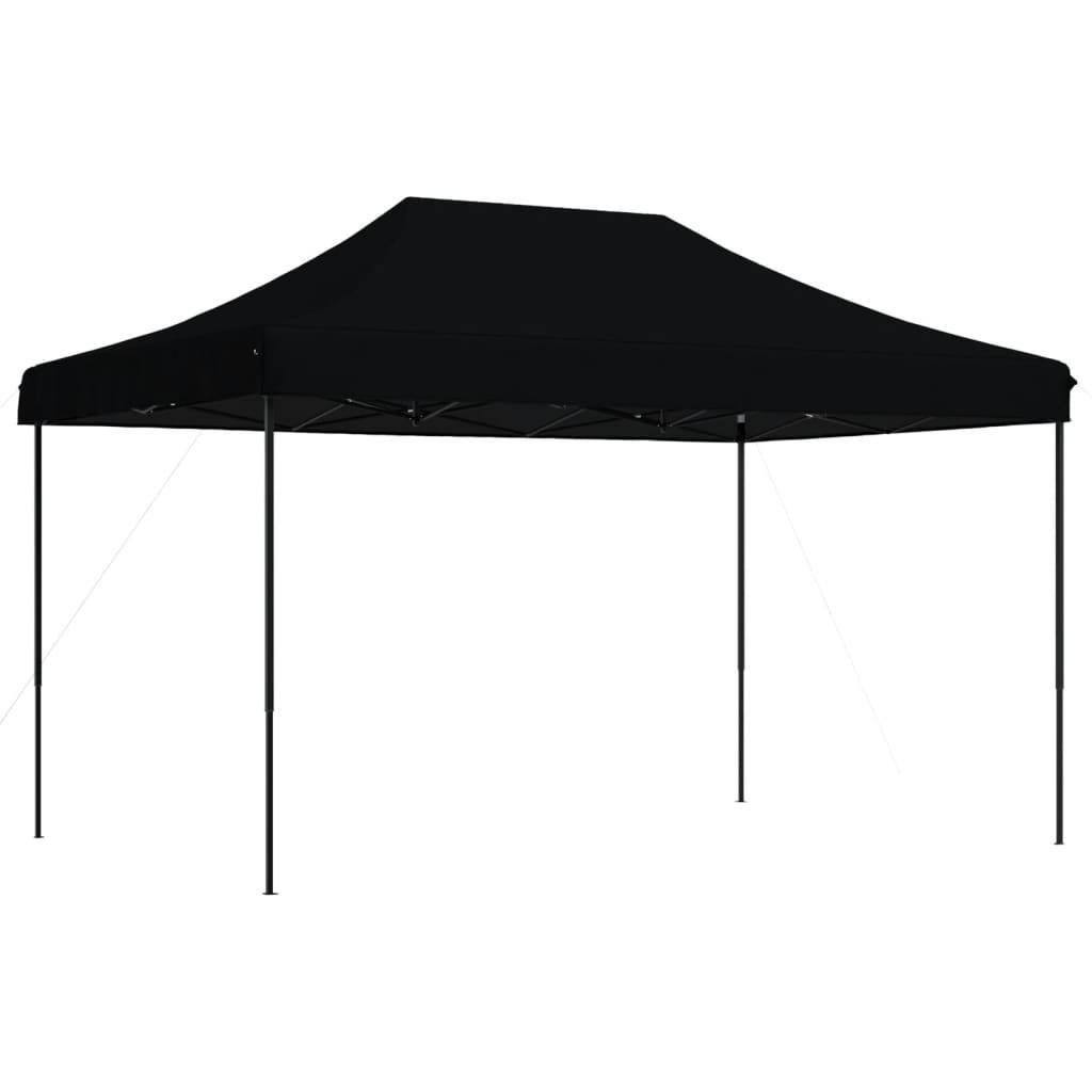 Barnum Pliant Imperméable 4.5x3 m Acier Tente de Fête pour Extérieur Noir – ComfortXL Outdoor Living - Image 2