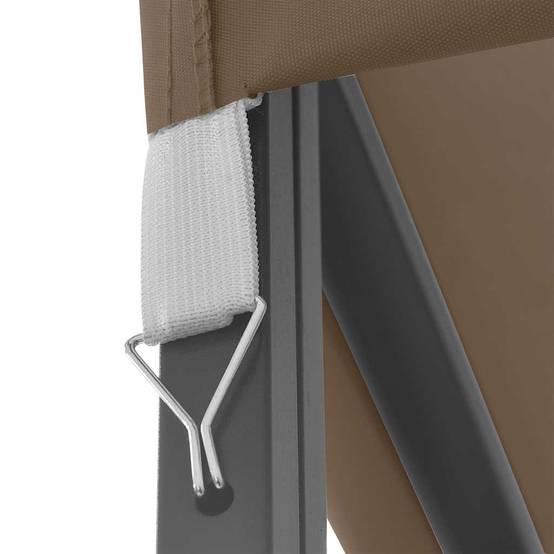 Tonnelle Aluminium Taupe avec LED 3 x 3 x 2.6 m - PANGIVO - Image 7
