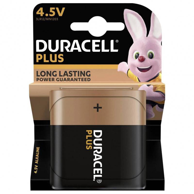 Pile alcaline Plus 100% 3LR12 (4,5V) DURACELL - Image 1