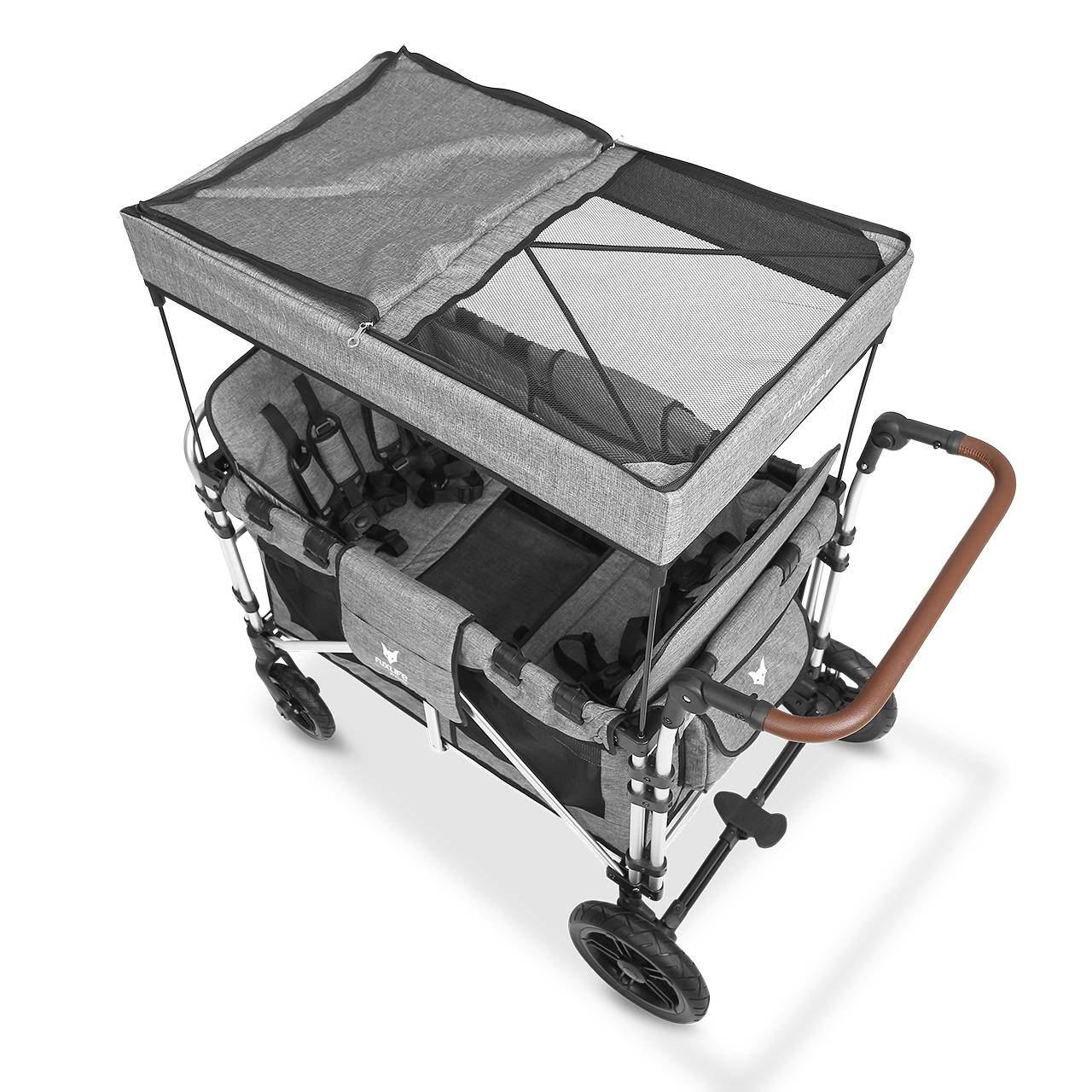 FUXLIFE FX-CTXL900 Chariot pliable premium XL enfants et loisirs - Image 6