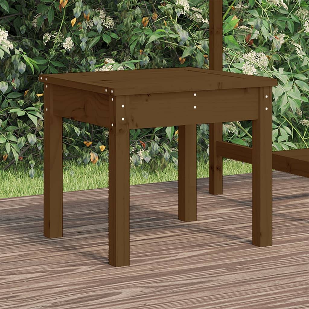 Maison Chic - Banc de jardin - Banc d'extérieur - Banquette marron miel 50x44x45 cm bois de pin massif - Imagen 2