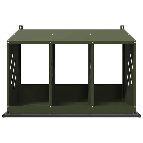 Pondoir à Poules 3 Compartiments en Métal Nichoir de Ponte pour Poulailler – ComfortXL Outdoor Living - Image 4