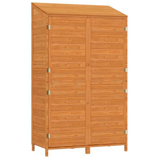Abri de jardin 0.53m² - Cabane de jardin - Remise de jardin Marron 102x52x174,5 cm Bois de sapin solide MAISON CHIC - Image 1