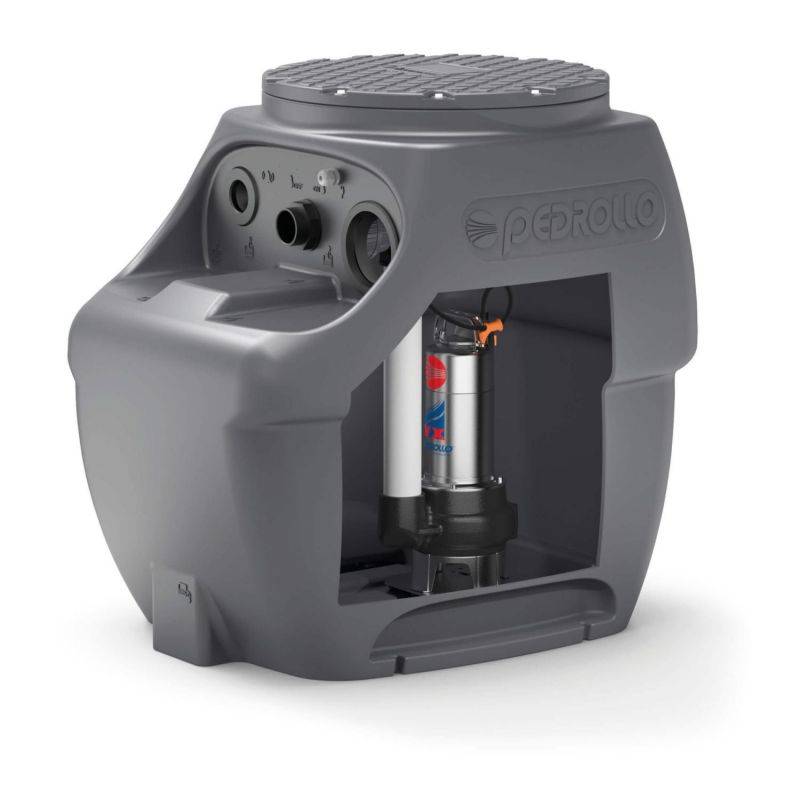 Station de relevage 250L Pedrollo SAR250ECOVXm1050 - Pompe a eau 0,75 kW jusqu'à 30 m3/h monophasé 220V - Image 1