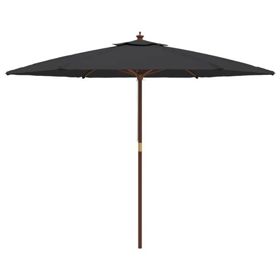 PANGIVO - Parasol de jardin bois dur noir 299 x 240 cm - PANGIVO - Image 4