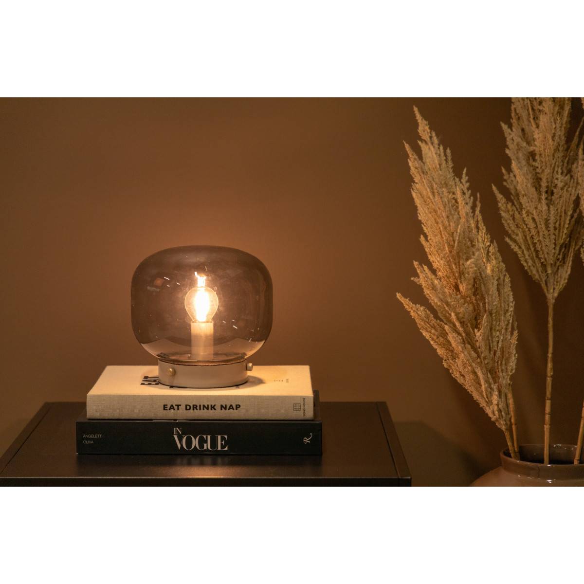 Venture Home - Lampe à poser en acier et verre Bollonelie - Image 5