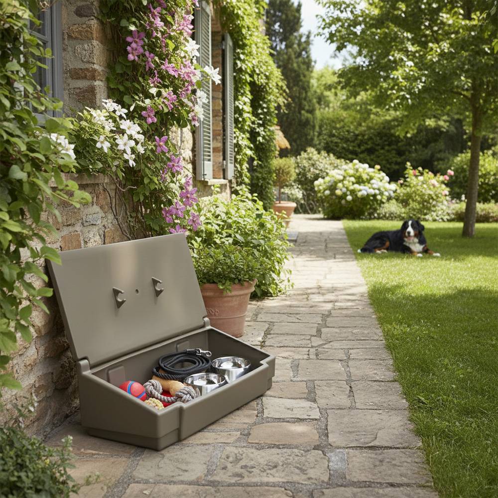 Coffre de jardin 50l-plast'up rotomoulage - Imagen 4
