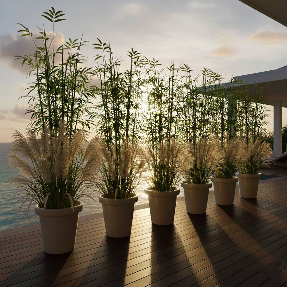Pot de fleurs 75l delight - plast'up rotomoulage - Image 3