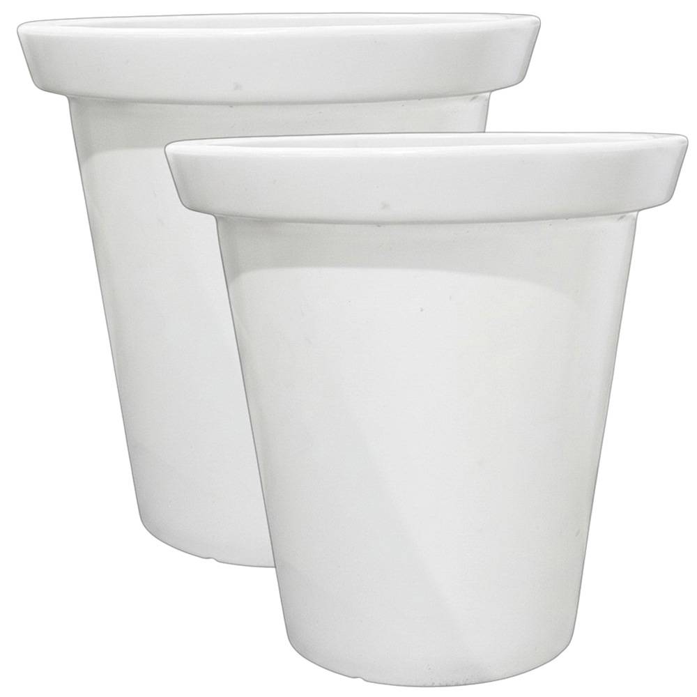 Plast'Up Rotomoulage - Pot de fleurs rond xxl delight 760l-lot de 2 - plast'up rotomoulage - Image 1