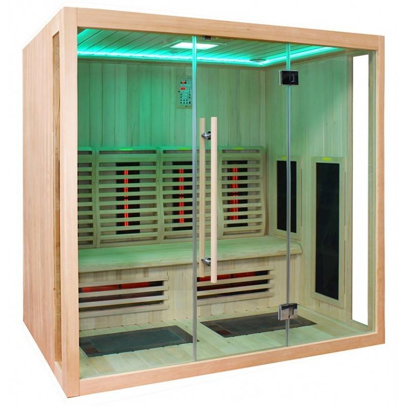 Sauna Infrarouge Boreal® Signature - 200 à Spectre Complet - 200x135x205 - Image 9