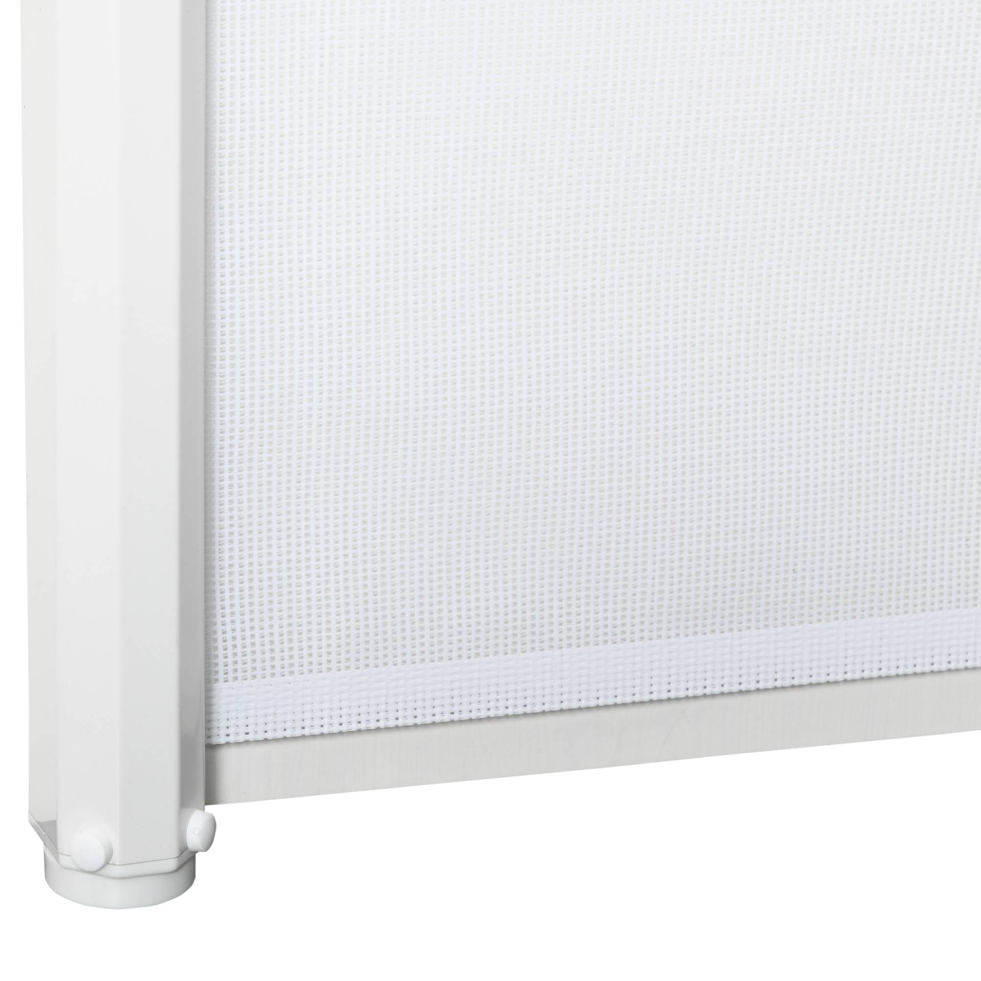 Sans Marque - Barrière pour escaliers 115 cm, séparation de sécurité, blanc - Image 9