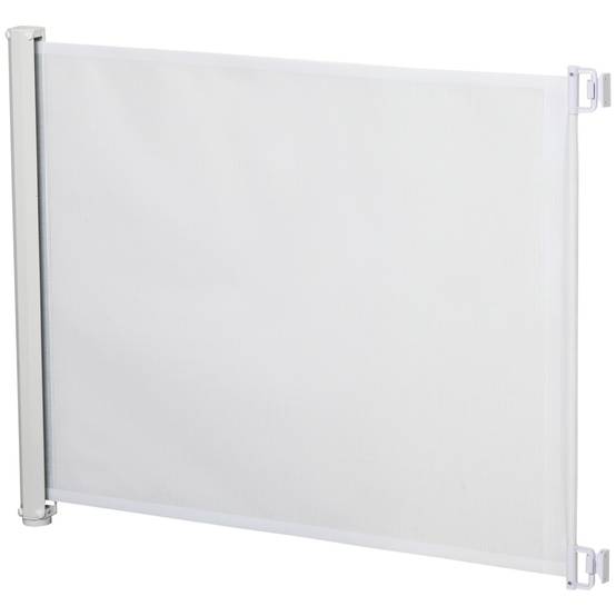 Sans Marque - Barrière pour escaliers 115 cm, séparation de sécurité, blanc - Image 2