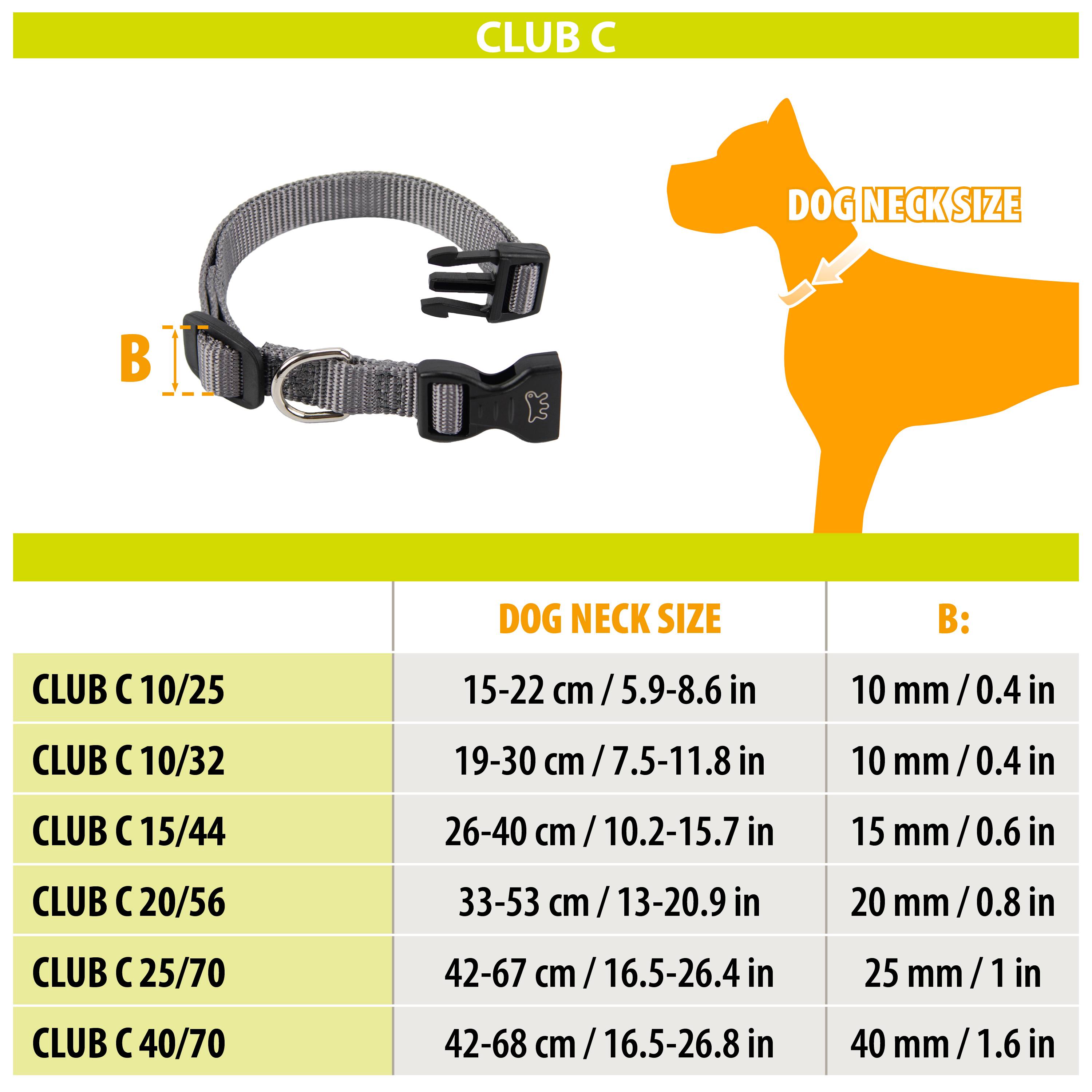 Ferplast - Collier chien chiens nylon réglable différentes couleurs FERPLAST CLUB C différentes tailles - Imagen 2