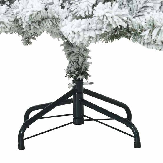 ComfortXL - Sapin Artificiel 150 cm Blanc 519 Branches, Pack Déco Complet avec Lumières LED et Boules – ComfortXL Outdoor Living - Image 9