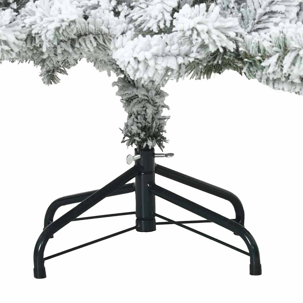 ComfortXL - Sapin Artificiel 150 cm Blanc 519 Branches, Pack Déco Complet avec Lumières LED et Boules – ComfortXL Outdoor Living - Image 9