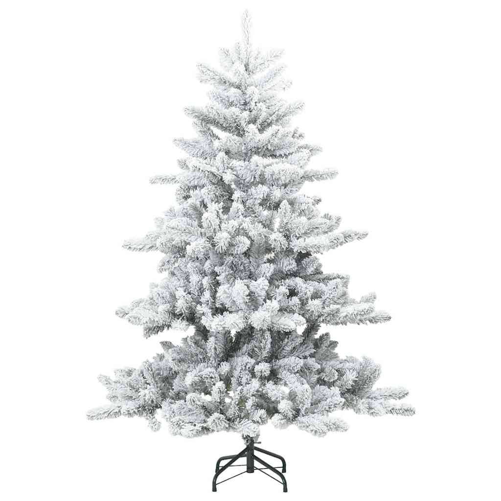 ComfortXL - Sapin Artificiel 150 cm Blanc 519 Branches, Pack Déco Complet avec Lumières LED et Boules – ComfortXL Outdoor Living - Image 5
