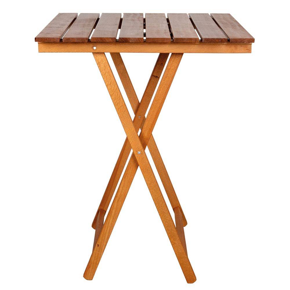 Italiadoc - Table pliante 60 x 60 cm en bois - Imagen 3
