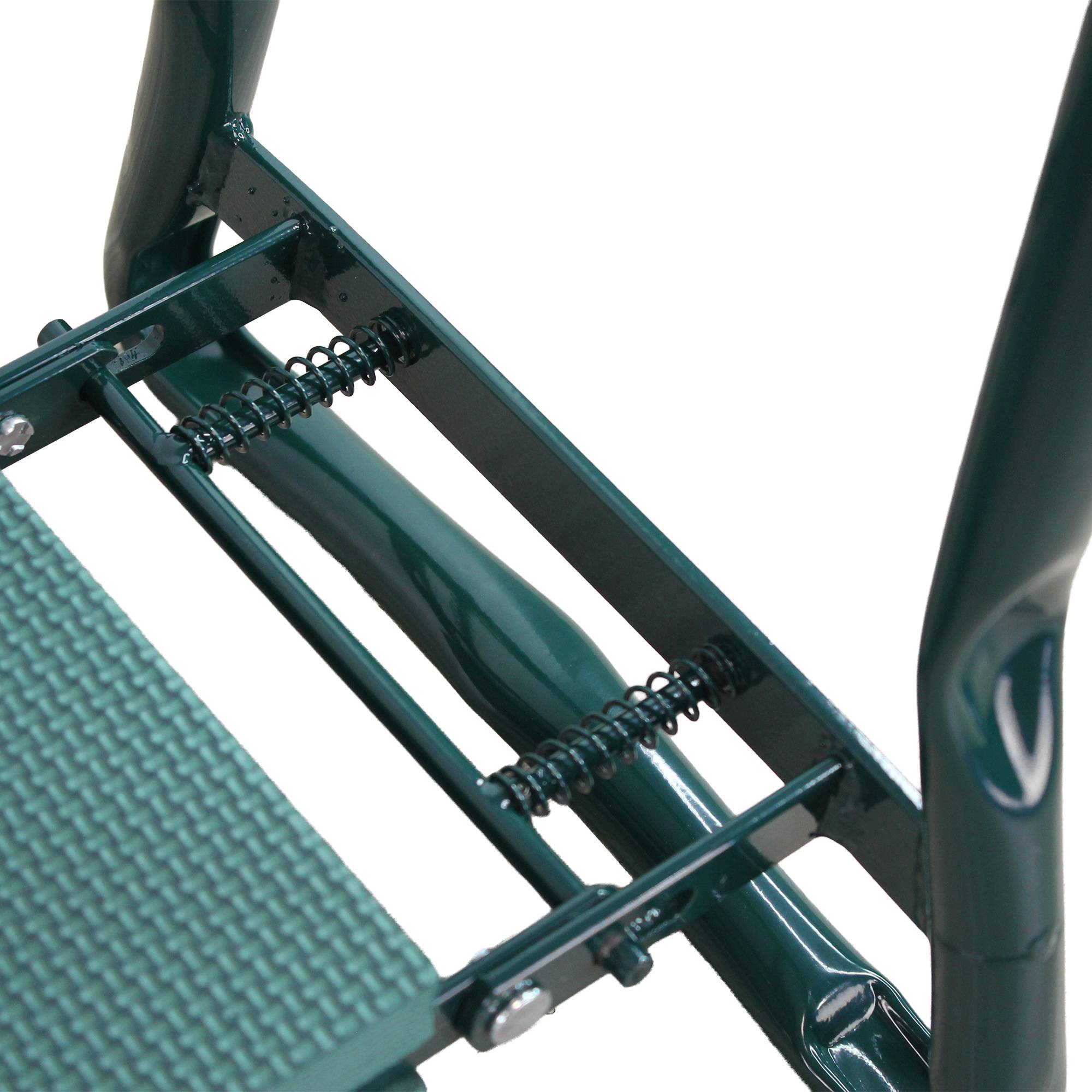 Tabouret de jardinage 2 en 1 pliable FISHTEC Siège agenouilloir ergonomique - Image 9
