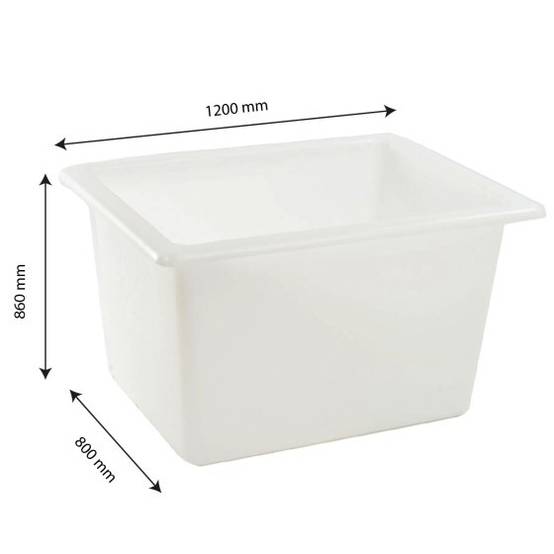 Bac Grand Volume Blanc - Gilac - - Image 2