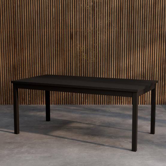 Table de Jardin en Teck "Kenya" 180cm Noir - Image 3