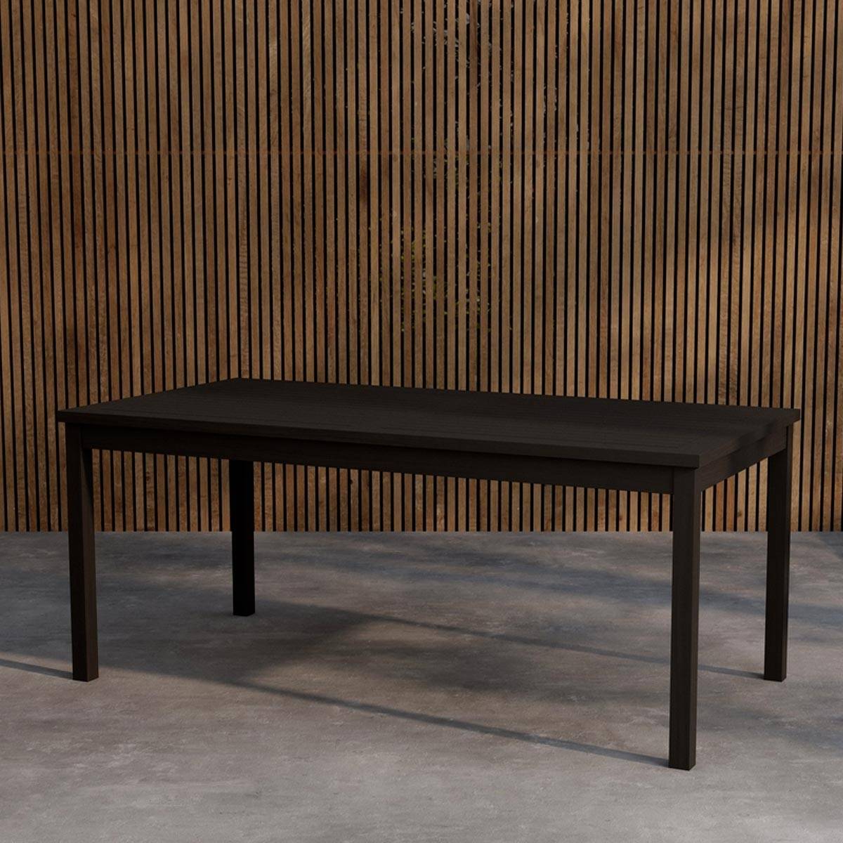 Table de Jardin en Teck "Kenya" 180cm Noir - Image 3