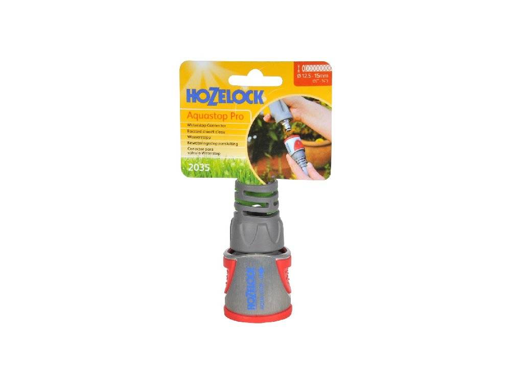 Hozelock - Raccord AquaStop Pro en métal et polypropylène (ø 12,5 mm et 15 mm) - blister HOZELOCK - Imagen 3