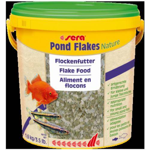 Sera - Sera - Nourriture pour Petits Poissons Pond Flakes Nature SERA - 1,6kg - Imagen 2