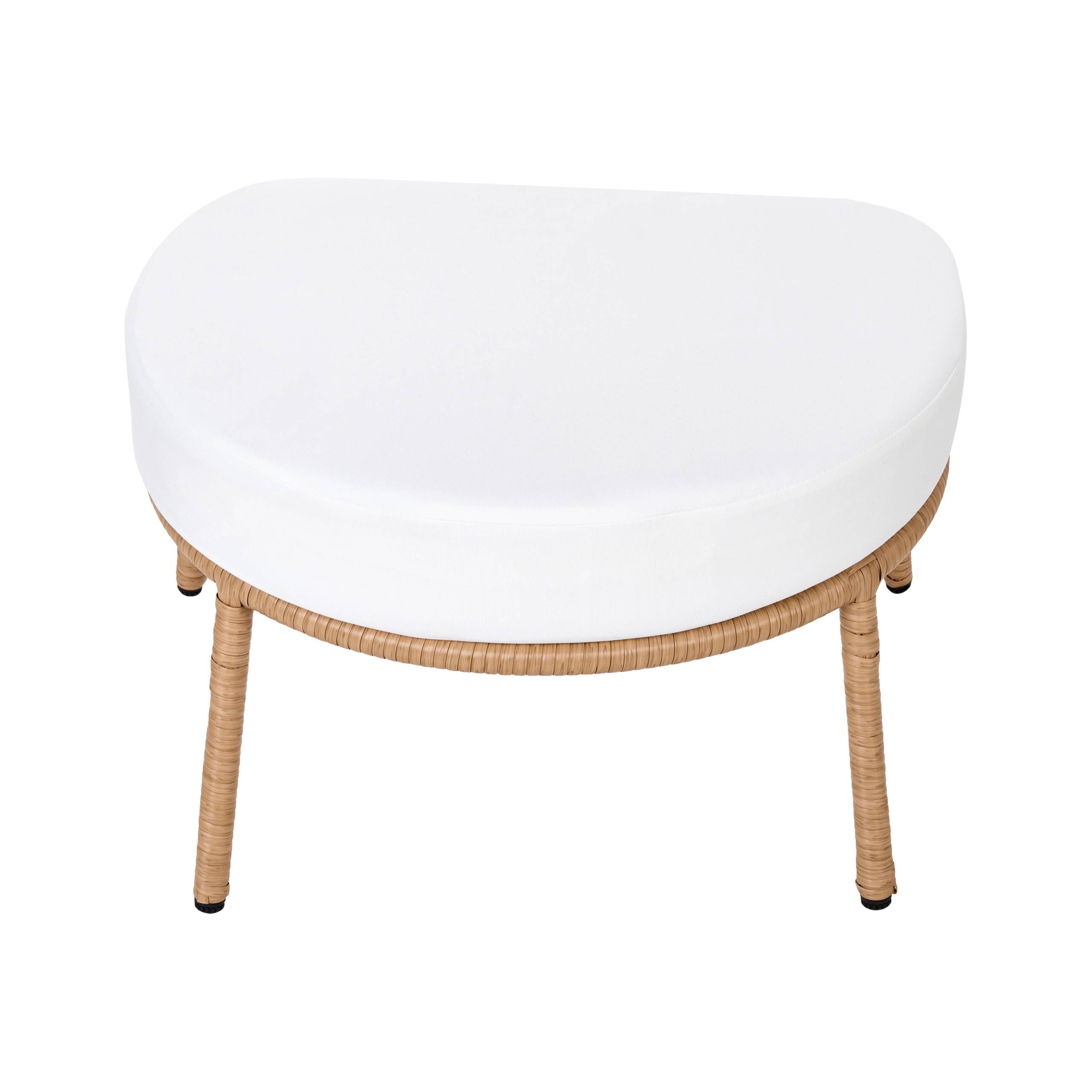 Beliani - Fauteuil Polyrotin Marron clair FONNI - Beliani - Image 8