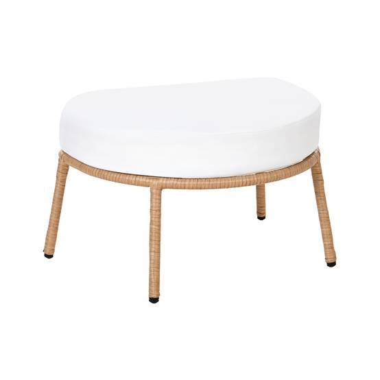 Beliani - Fauteuil Polyrotin Marron clair FONNI - Beliani - Image 6