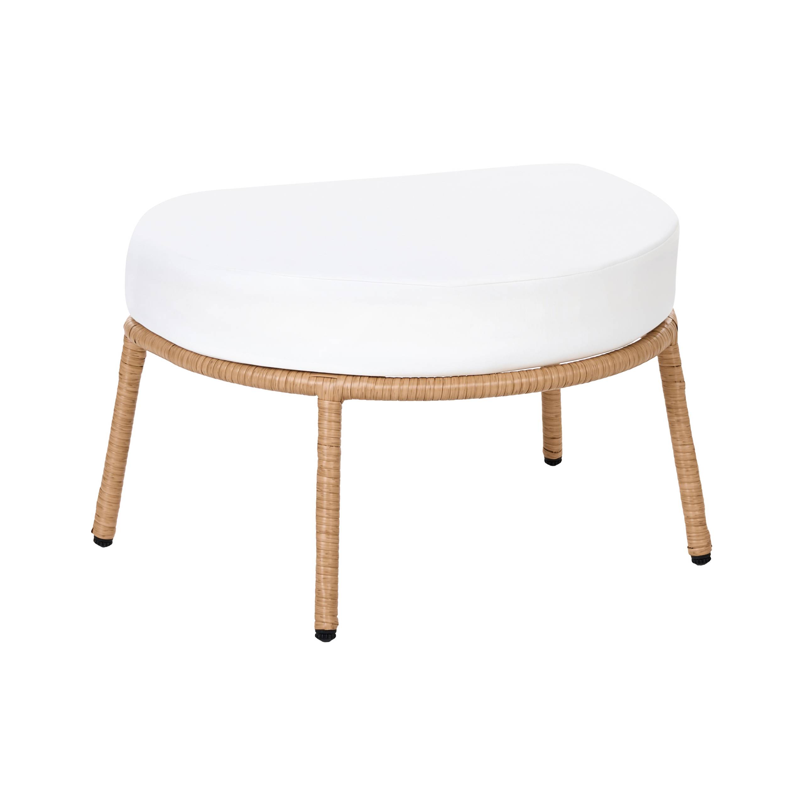 Beliani - Fauteuil Polyrotin Marron clair FONNI - Beliani - Image 6