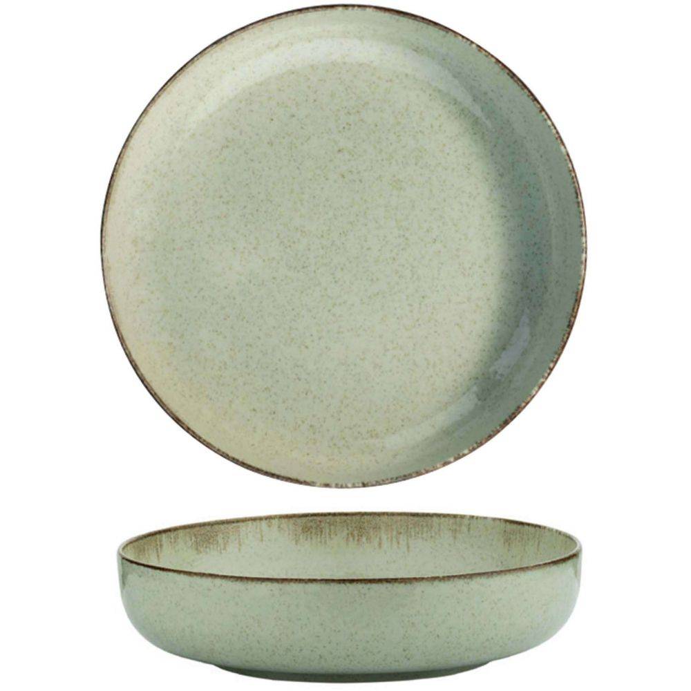 Hanah Home - Service de table en porcelaine Point 24 pièces Vert - Imagen 4