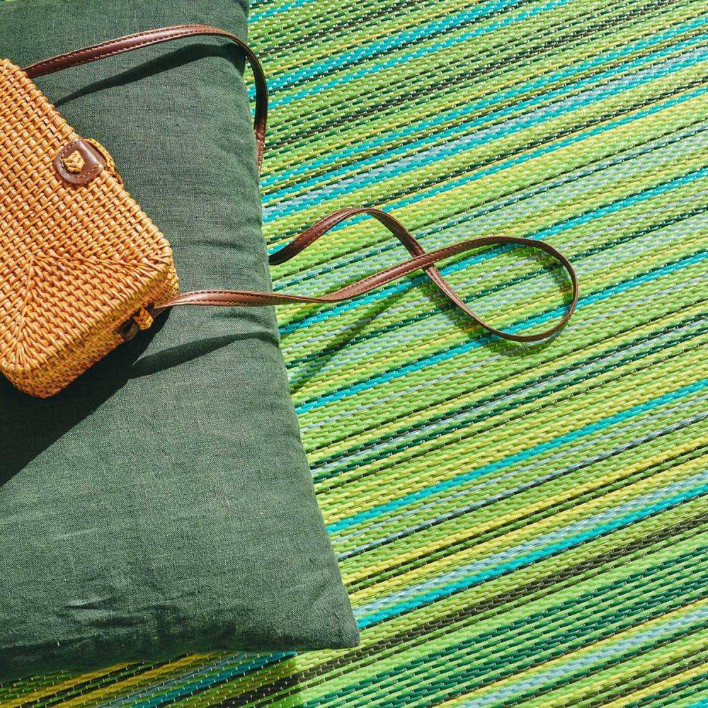 Jardindeco - Tapis extérieur en polypropylène Spargi 1746 vert 120 x 160 cm - Imagen 4