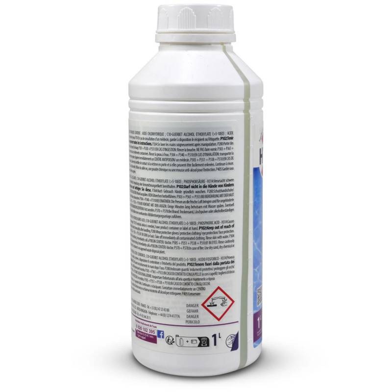 Gel nettoyant ligne d'eau piscine hth BORKLER Gel - 1 litre - Imagen 2