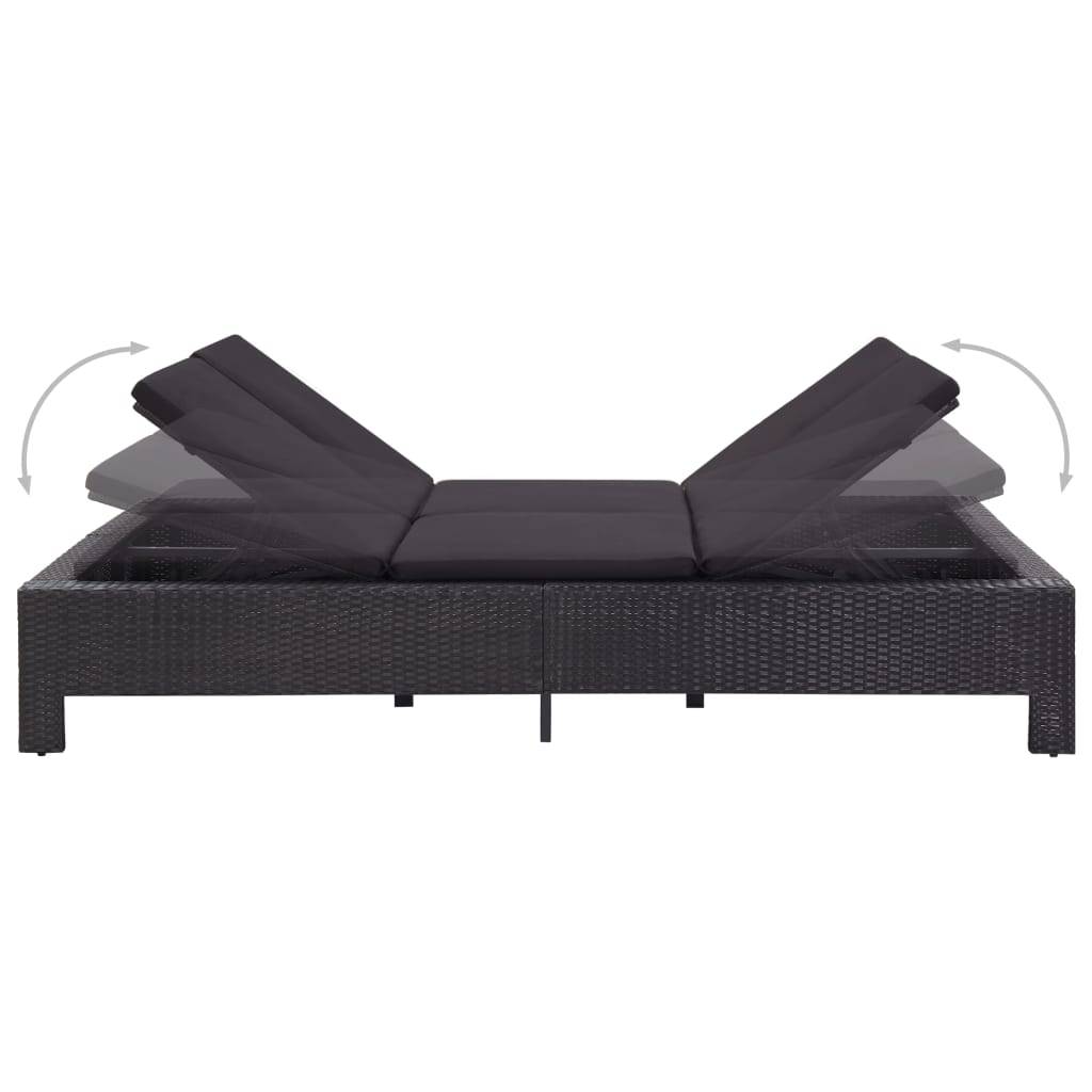 Prolenta Premium - Chaise longue pliante/transat Sigril Vert 200 X 55 X 6 cm - P87209V - Image 4