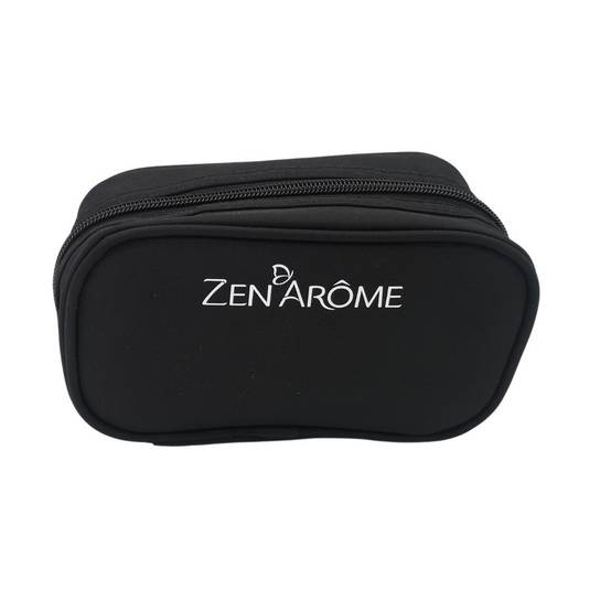 Trousse de Rangement pour Huiles Essentielles - Noire - 10 Emplacements – Transport Facile- Protection–Rangement Pratique- Zen'Arôme - Image 1