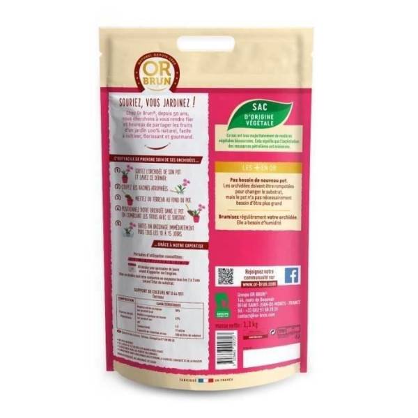 Or Brun - Or Brun-terreau Orchidees 4l - Imagen 2