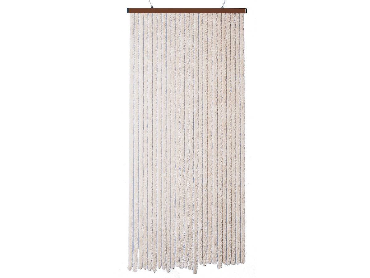 Morel - Rideau de porte chenille Florence Beige - 120 x 220 cm - Morel - Imagen 2
