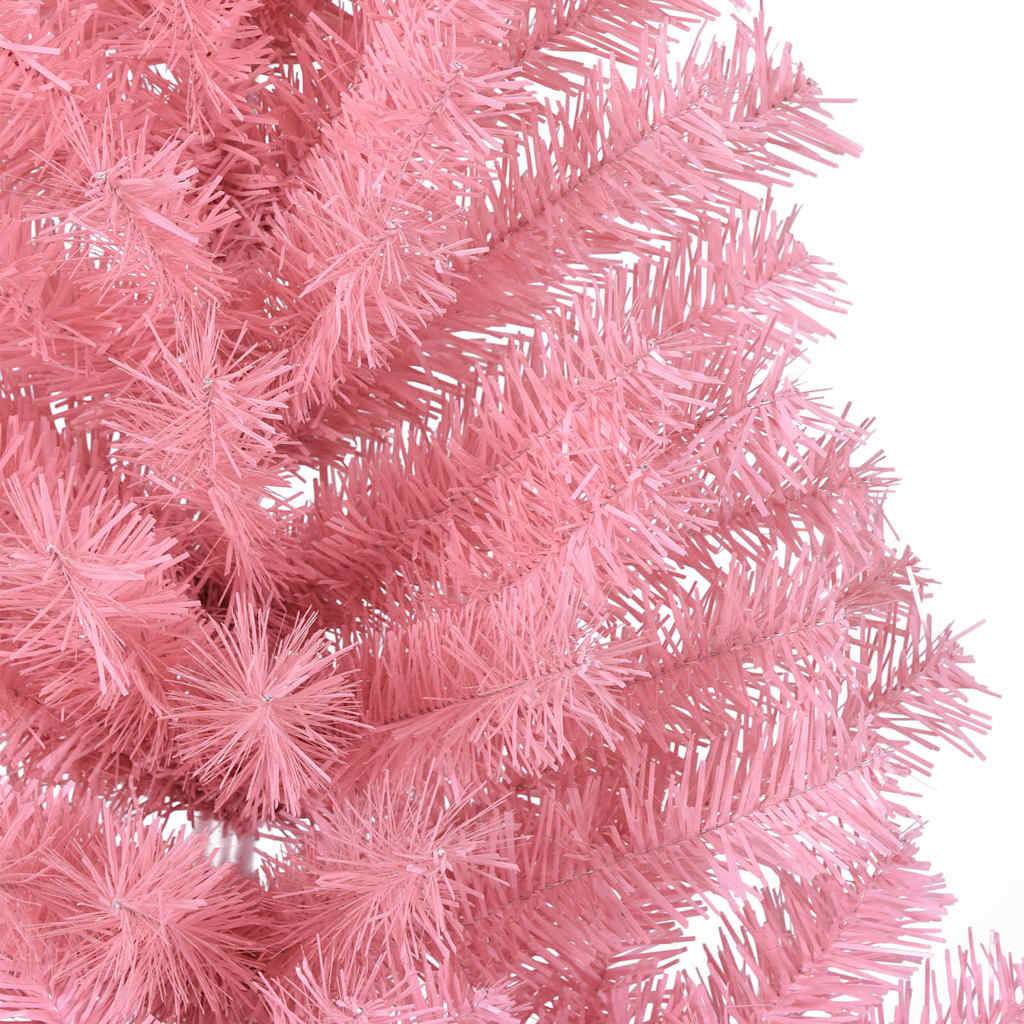 Vidaxl - Sapin de Noël artificiel pré-éclairé Rose 150 cm PVC vidaXL 3397059 - Image 9
