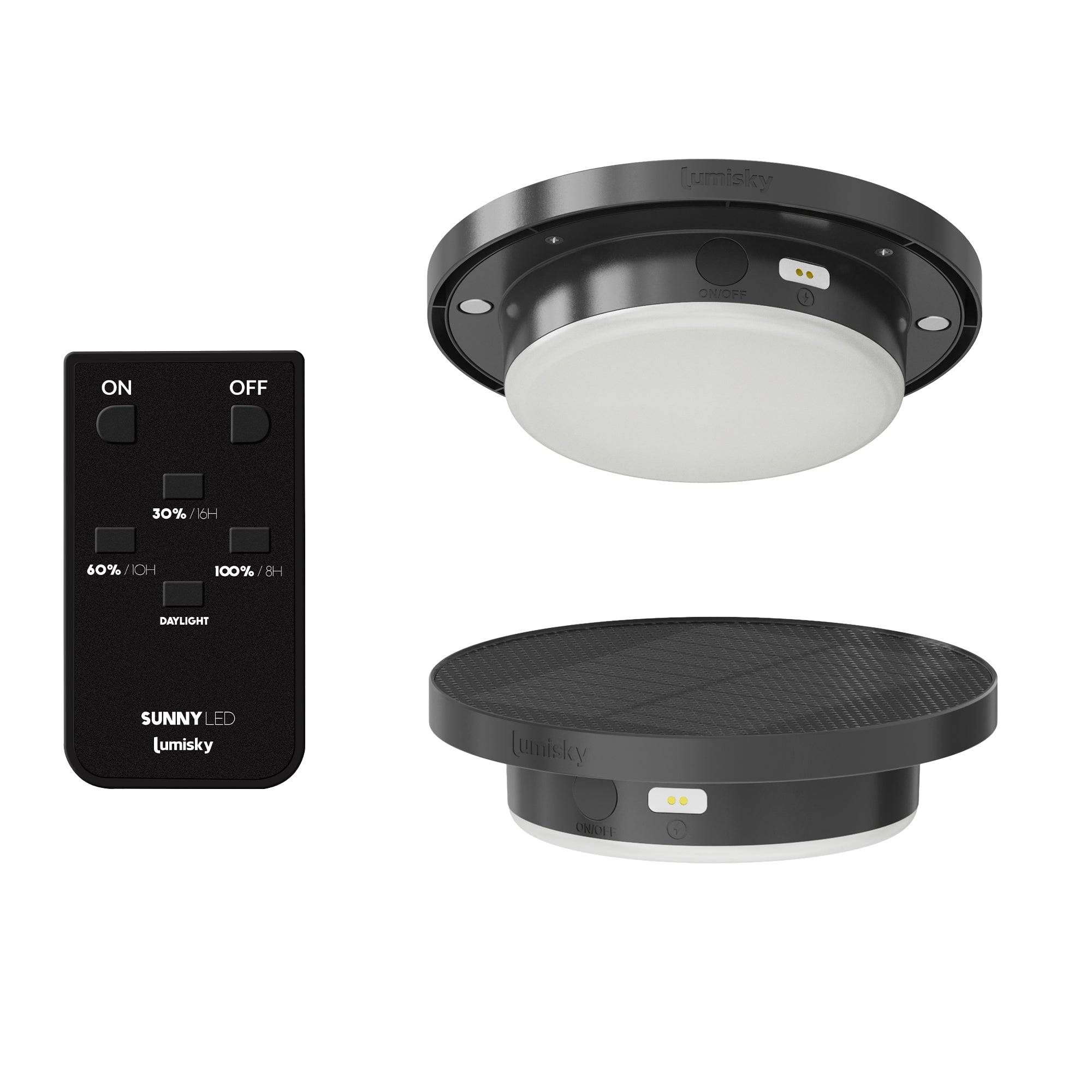 Lumisky - Lampadaire solaire RAYGLOW en corde H176cm - Imagen 7