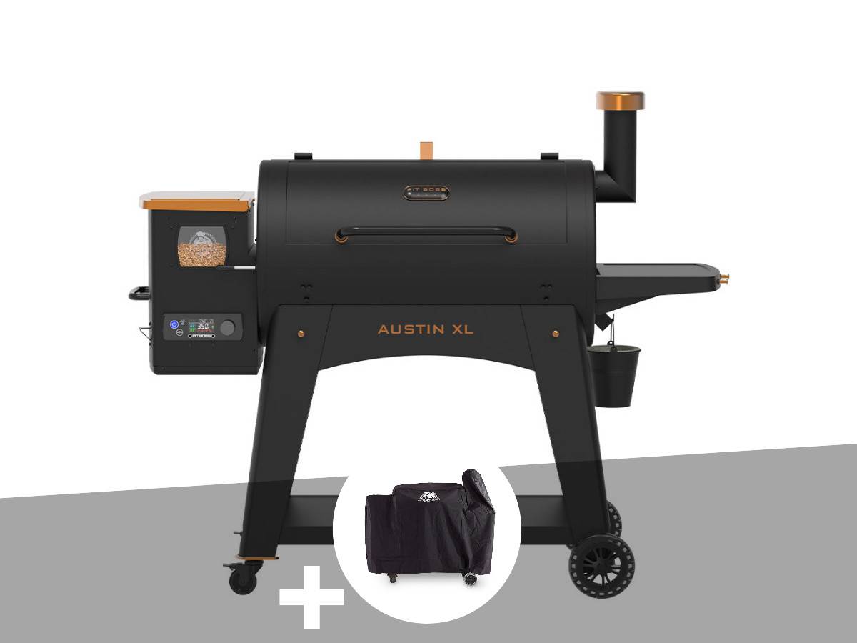 Pit Boss - Barbecue à pellets Onyx Augustin XL 1000 + Housse de protection - Pit Boss