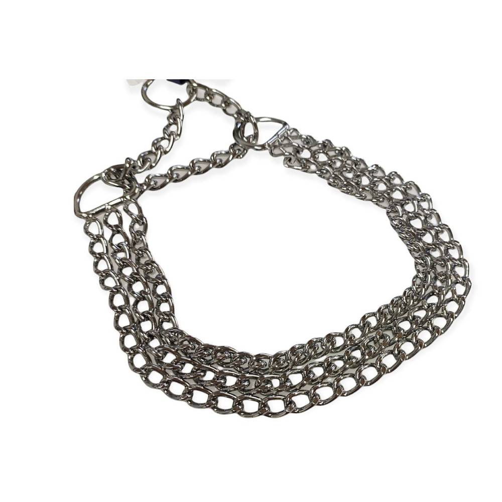 Collier d'arrêt XL 65cm/ 2.5 mm  3 rang pour chien - Image 1