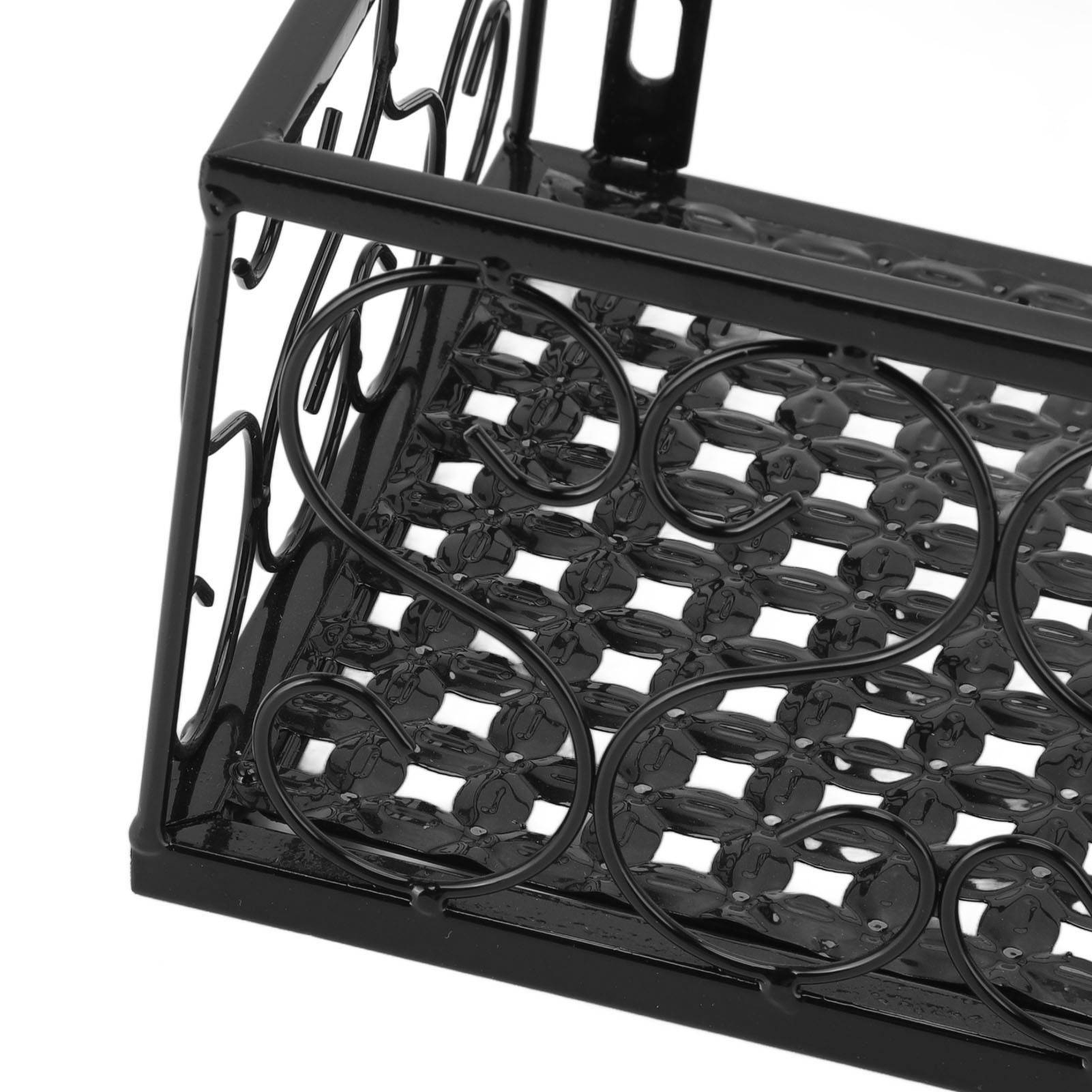 Support Jardinière Balcon Fer Forgé Suspendu Porte-Plante 50cm Métal - ComfortXL Outdoor Living - Image 6